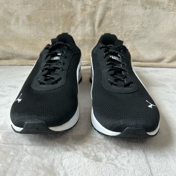 Puma Zip C men’s running sneakers, Sz 10. Black/White w/ Classic Design - Picture 4 of 11